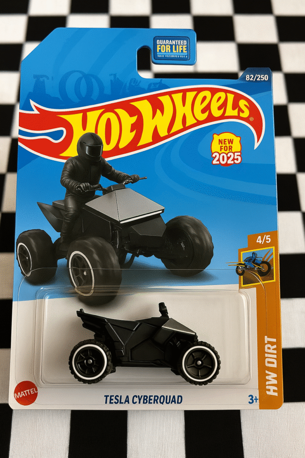Hot Wheels 2025 – Tesla Cyberquad (HW Dirt Series)