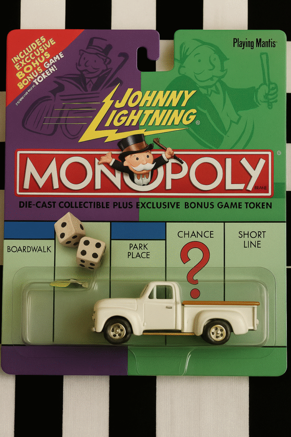 Johnny Lightning Monopoly Series — 2001 Reading Railroad Pickup (Bonus Token)